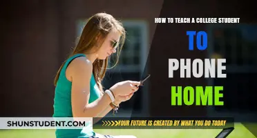 Helping College Students Stay Connected: Teaching Them to Phone Home
