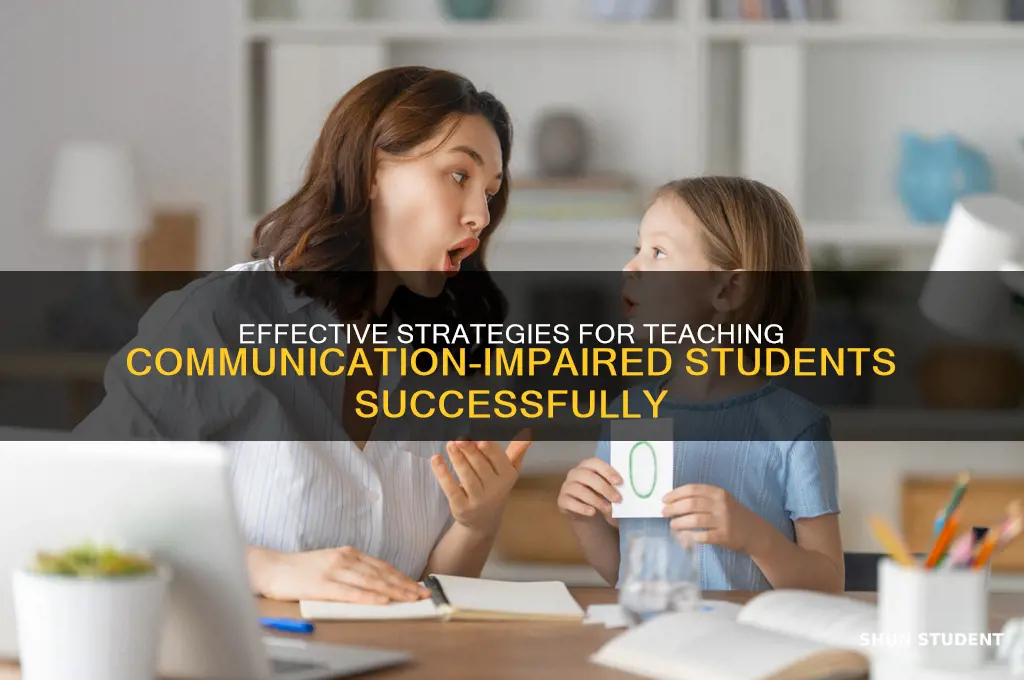 how to teach a communication impaired student