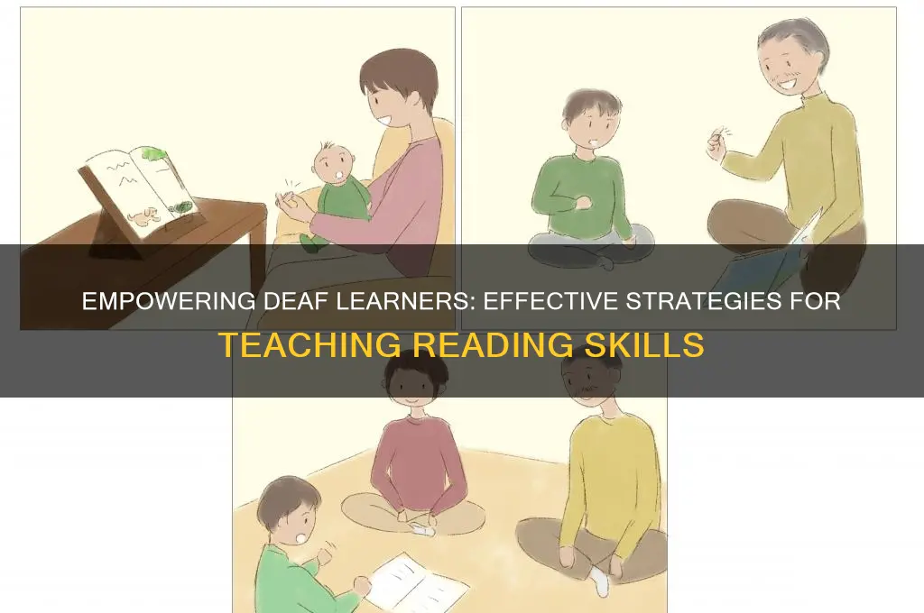 how to teach a deaf student to read