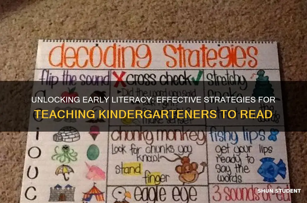 how to teach a kindergarten student to read