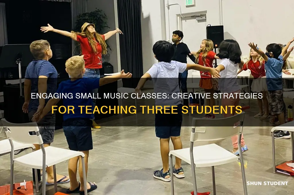 how to teach a music class with only three students