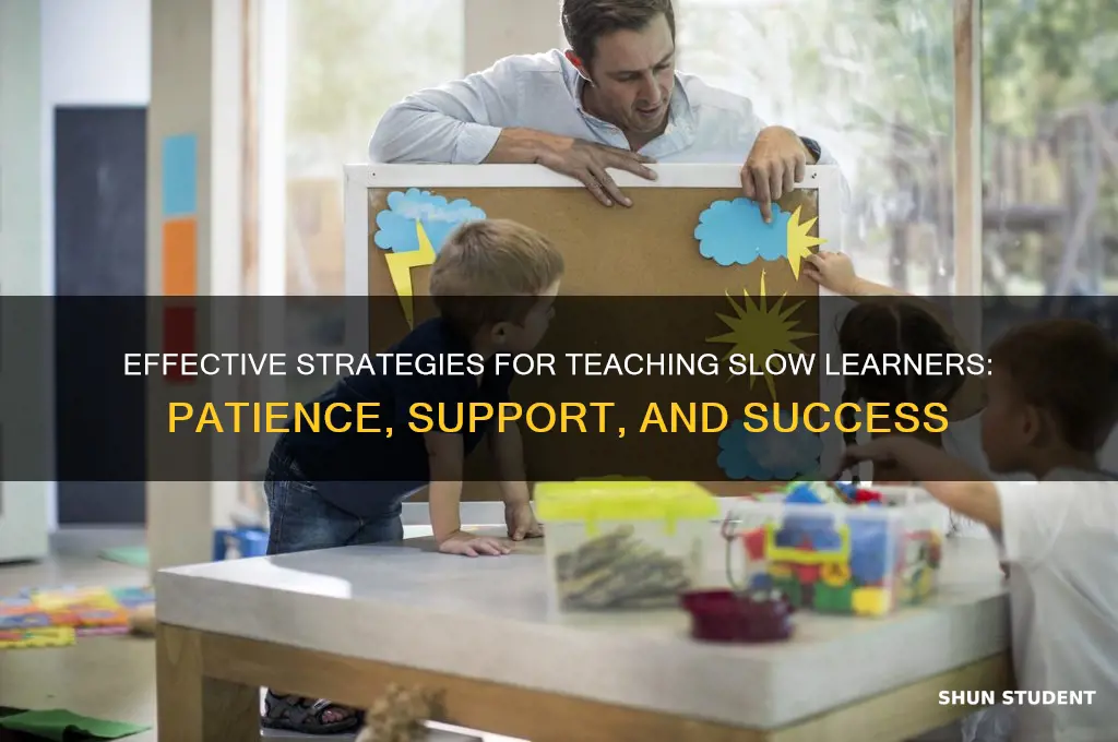 how to teach a slow learner student