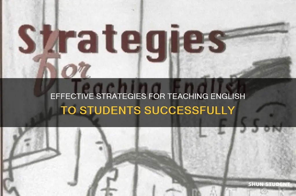 how to teach a student english