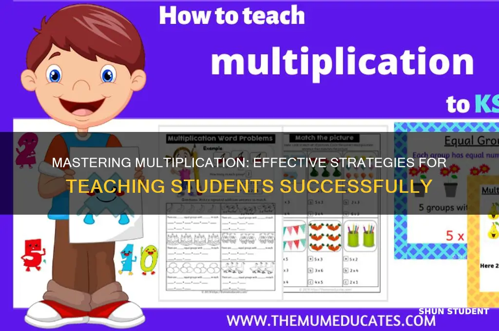 how to teach a student multiplication