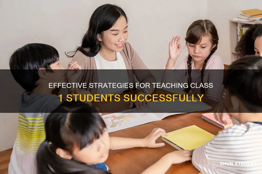 how to teach a student of class 1