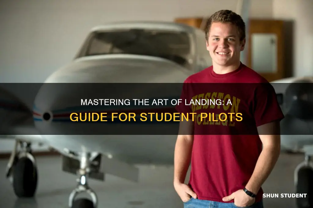 how to teach a student pilot to land