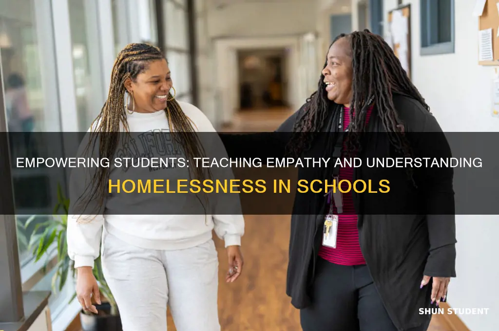 how to teach about being homeless to students