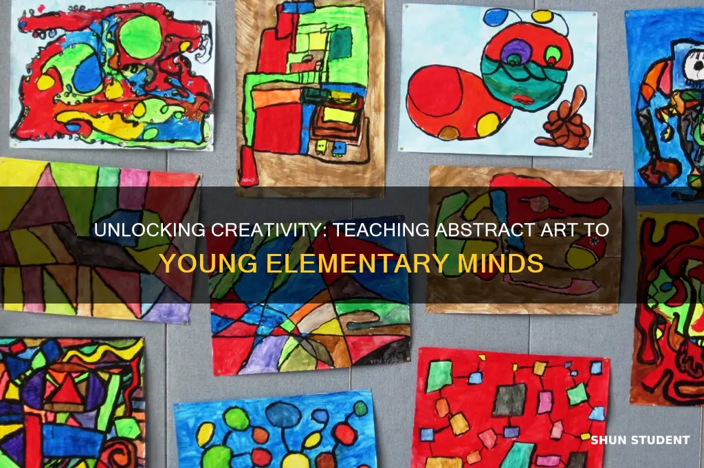how to teach abstract art to elementary students