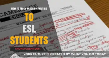 Effective Strategies for Teaching Academic Writing to ESL Learners