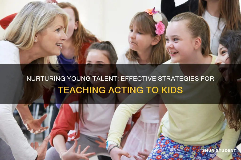 how to teach acting to young students