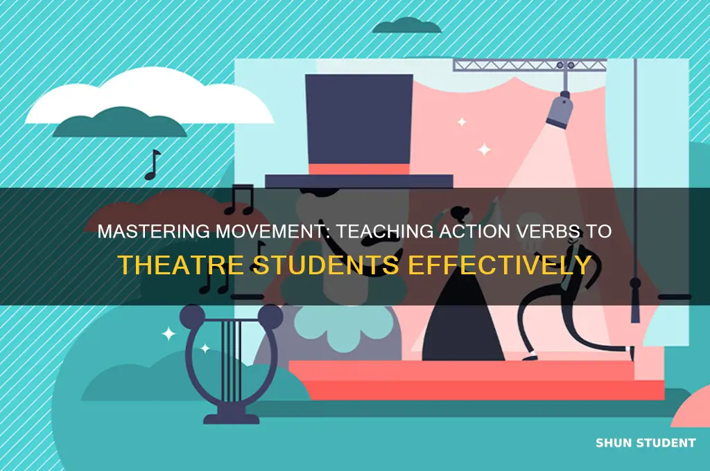 how to teach action verbs to theatre students