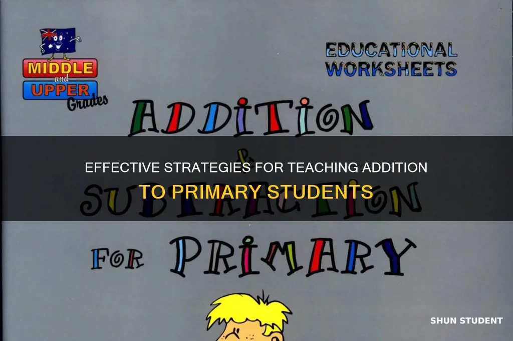how to teach addition to primary students