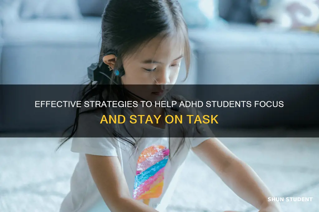 how to teach adhd students get on task