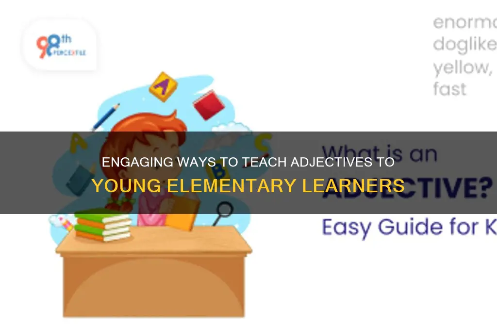 how to teach adjectives to elementary students