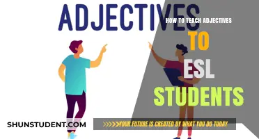 Effective Strategies for Teaching Adjectives to ESL Learners