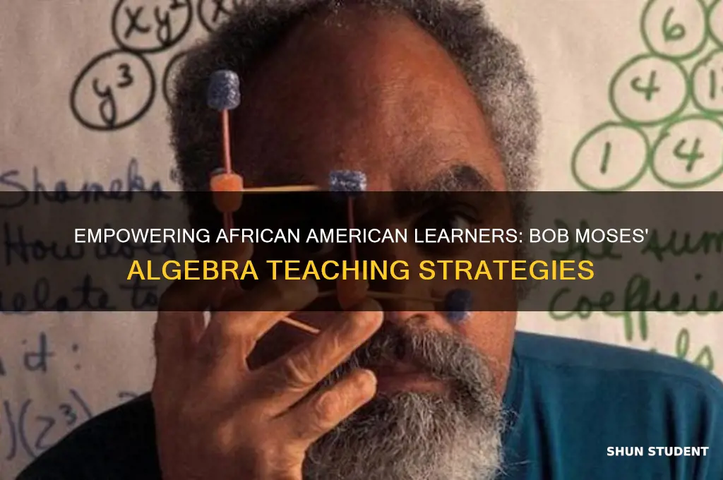 how to teach algebra to african american students bob moses
