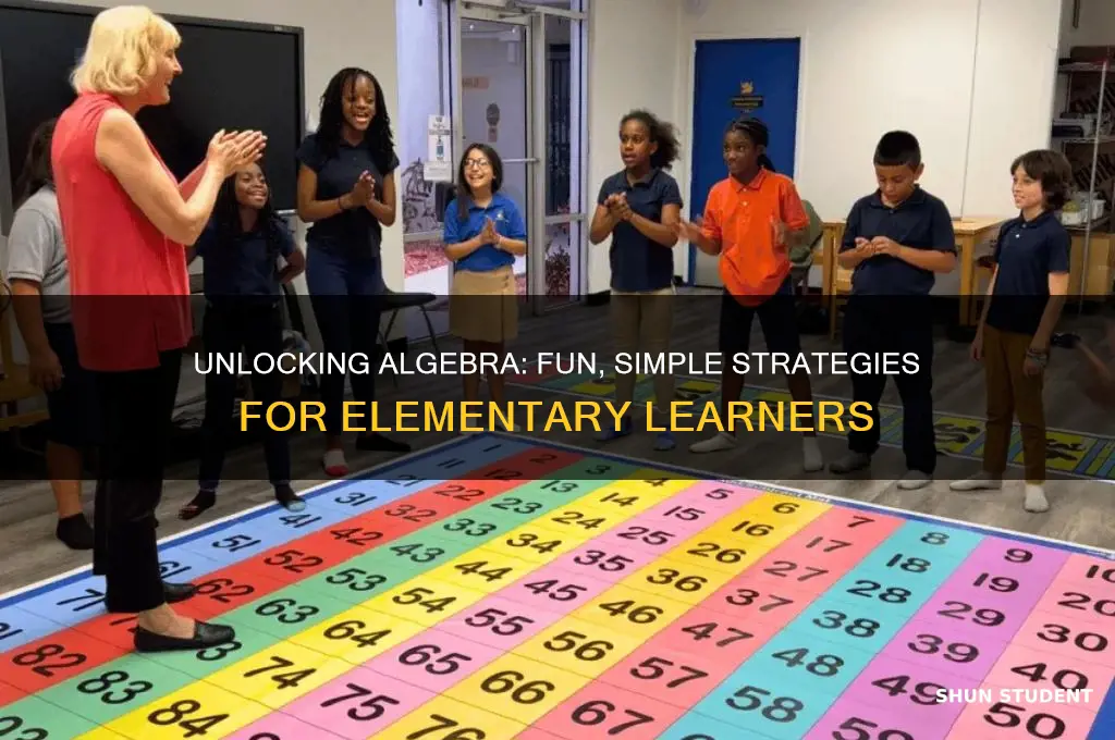 how to teach algebra to elementary students