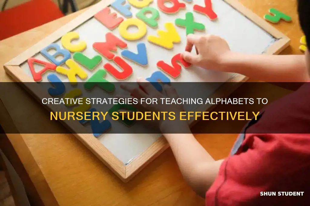 how to teach alphabets to nursery students