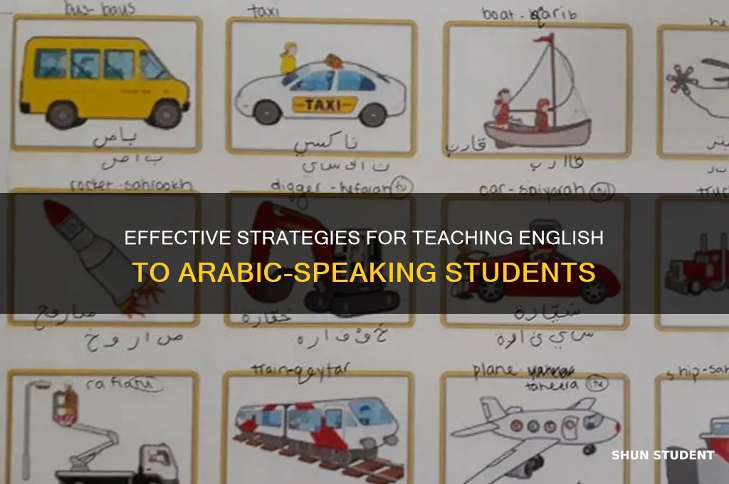 how to teach arabic students english
