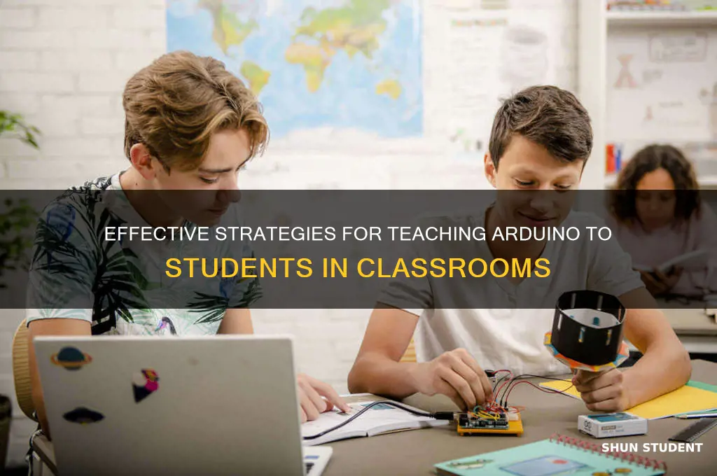 how to teach arduino to students