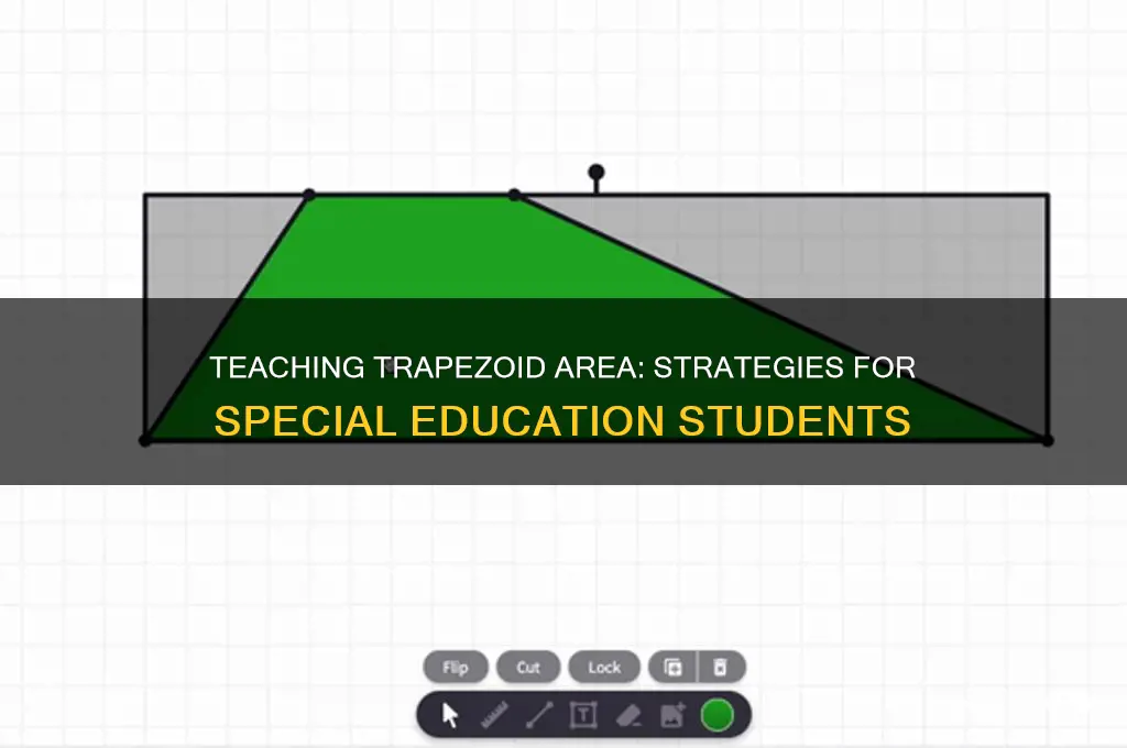 how to teach area of a trapazoid to sped students