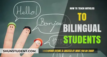 Effective Strategies for Teaching Articles to Bilingual Learners