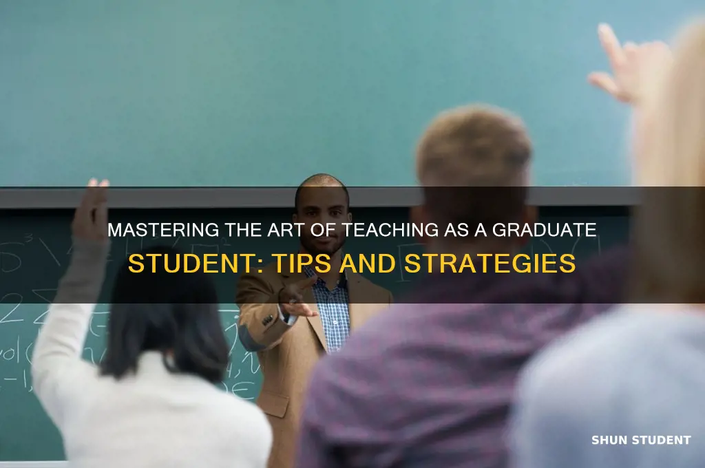 how to teach as a grad student