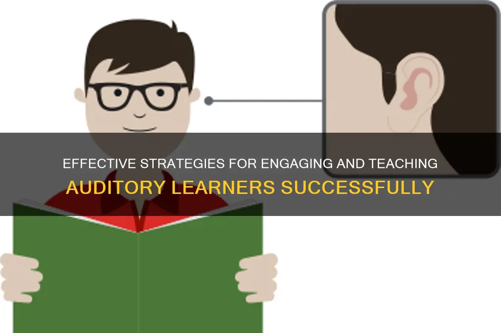 how to teach auditory students