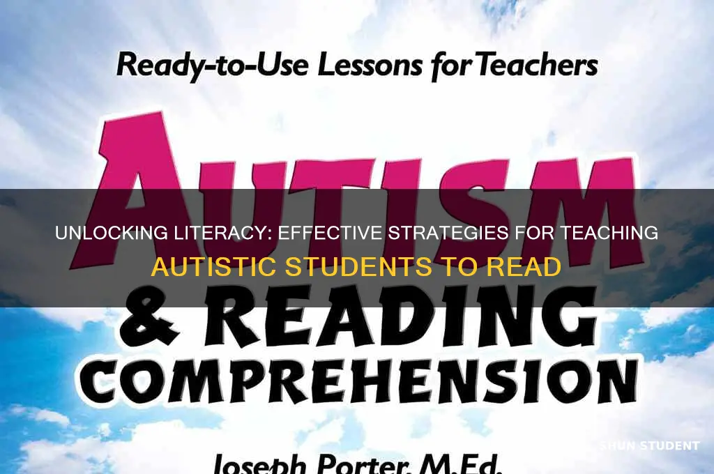 how to teach autistic students to read