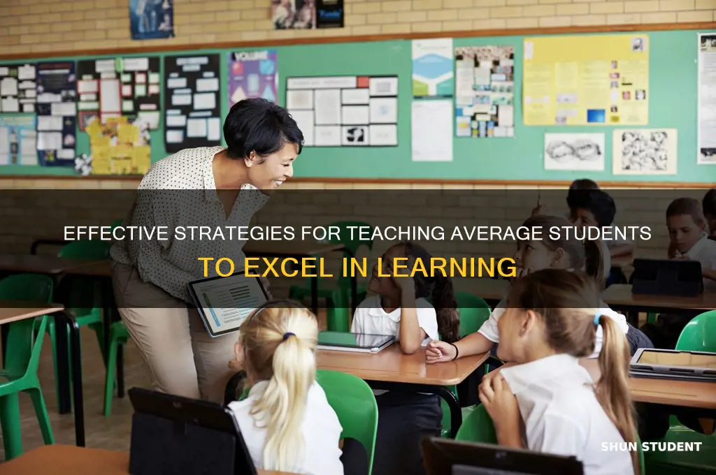 how to teach average students