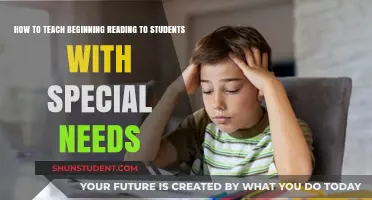 Effective Strategies for Teaching Beginning Reading to Special Needs Students
