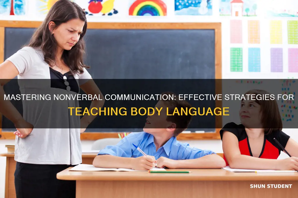 how to teach body language to students