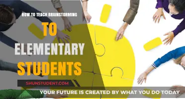 Sparking Young Minds: Teaching Effective Brainstorming to Elementary Students