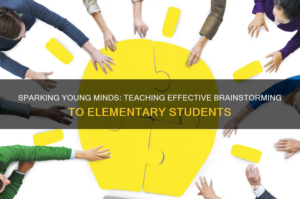 how to teach brainstorming to elementary students