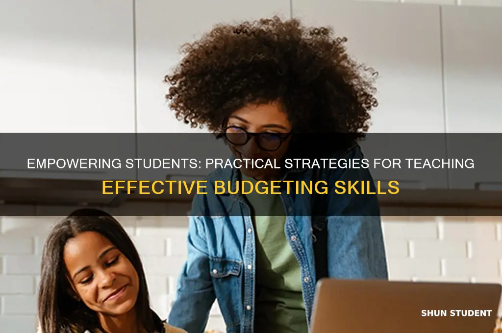 how to teach budgeting to students