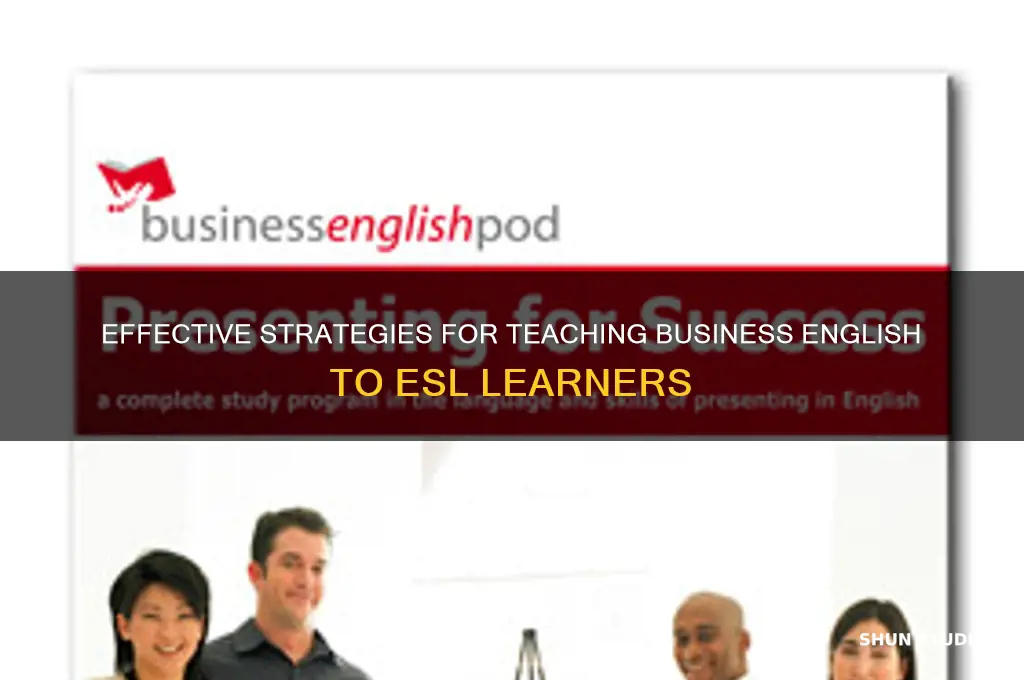 how to teach business english to esl students