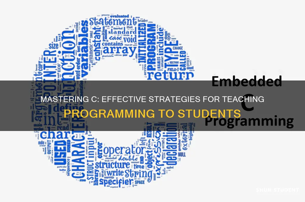 how to teach c language to students