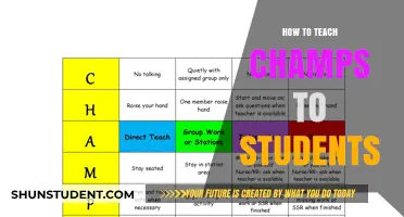 Empowering Students: Effective Strategies to Teach CHAMPS in Classrooms