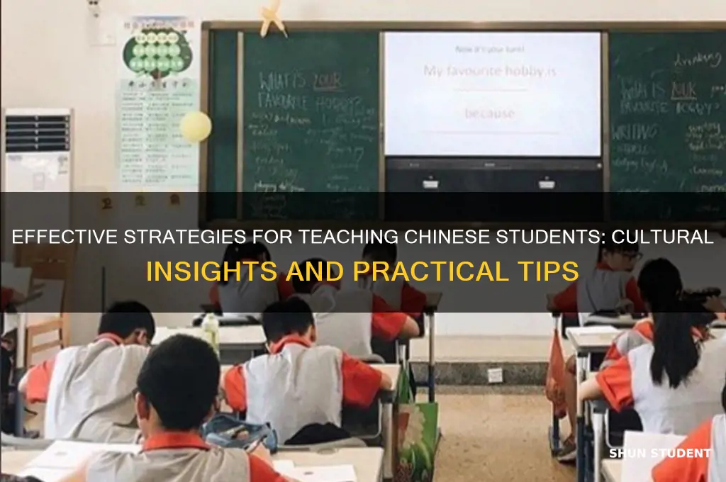how to teach chinese students
