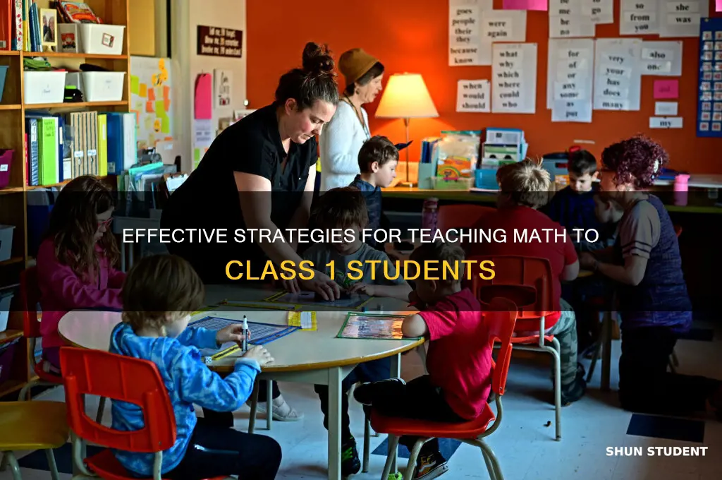 how to teach class 1 student maths