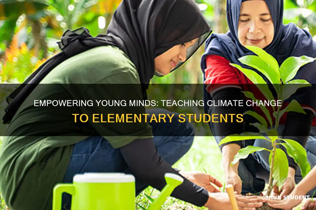 how to teach climate change to elementary students