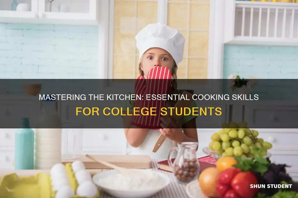 how to teach college student how to cooks