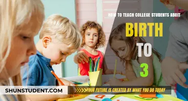 Teaching College Students About Birth to 3: Strategies for Early Childhood Education