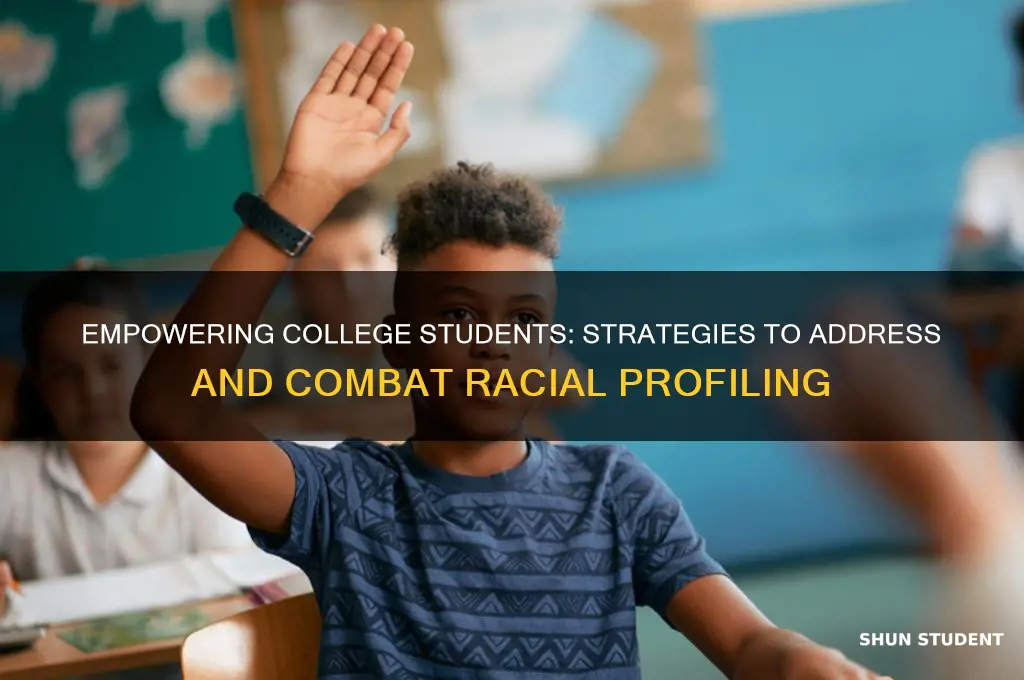 how to teach college students about racial profiling