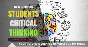 Empowering College Minds: Strategies to Foster Critical Thinking Skills