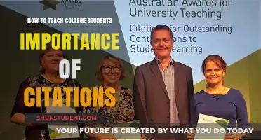Teaching College Students: Mastering the Art of Proper Citations