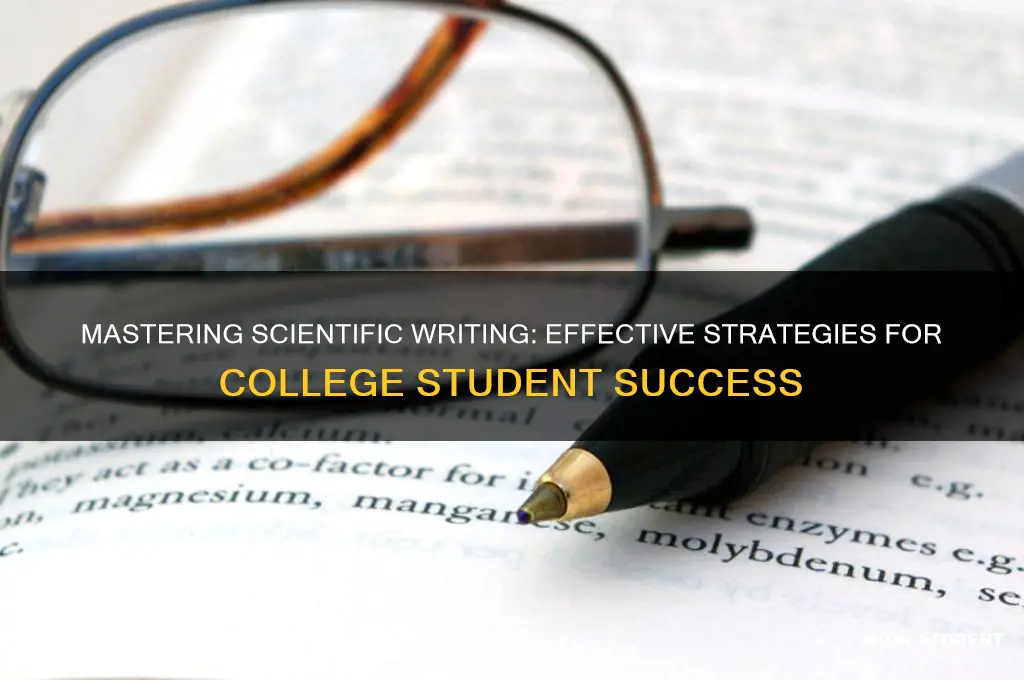 how to teach college students scientific writing
