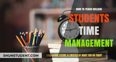 Mastering Time Management: Effective Strategies for College Student Success