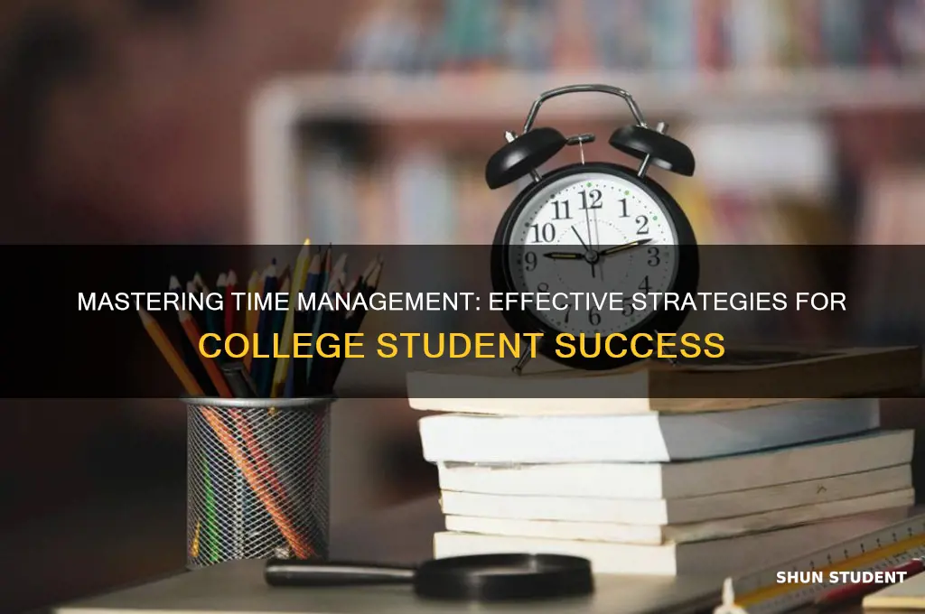 how to teach college students time management