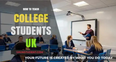 Effective Strategies for Teaching College Students in the UK